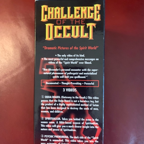 New! Challenge Of The Occult Complete VHS Set Ben Alexander Escape from Satan - Picture 4 of 4